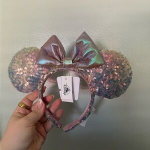 Iridescent Sequin Mouse Ears Headband